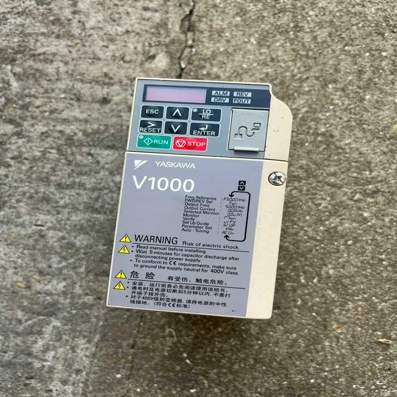 安川v1000系列变频器CIMR-VB2A000  1.1K【鑫鑫商铺】 - 图0