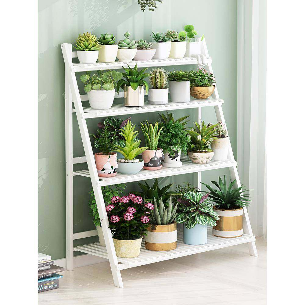 折叠花IWZ架子室内装物饰木质多层花架落客厅实地式多肉花盆阳台,淘宝优惠券,粉丝福利购,淘宝优惠卷