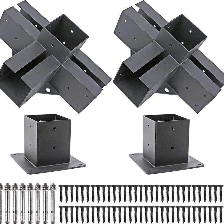东厂GEN家直销户外凉支棚架4×4木莞6×6角支架凉亭支架钢结合,淘宝优惠券,粉丝福利购,淘宝优惠卷