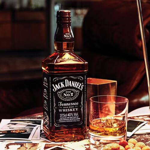 Jack Daniel's杰克丹尼威士忌黑标田纳西州进口洋酒可乐桶700ml - 图0