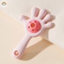 彩虹房子婴儿硅胶磨牙棒手掌摇铃