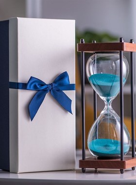 时光沙漏计时器15/30分钟摆件儿童时间管理沙漏七夕生日礼物轻奢