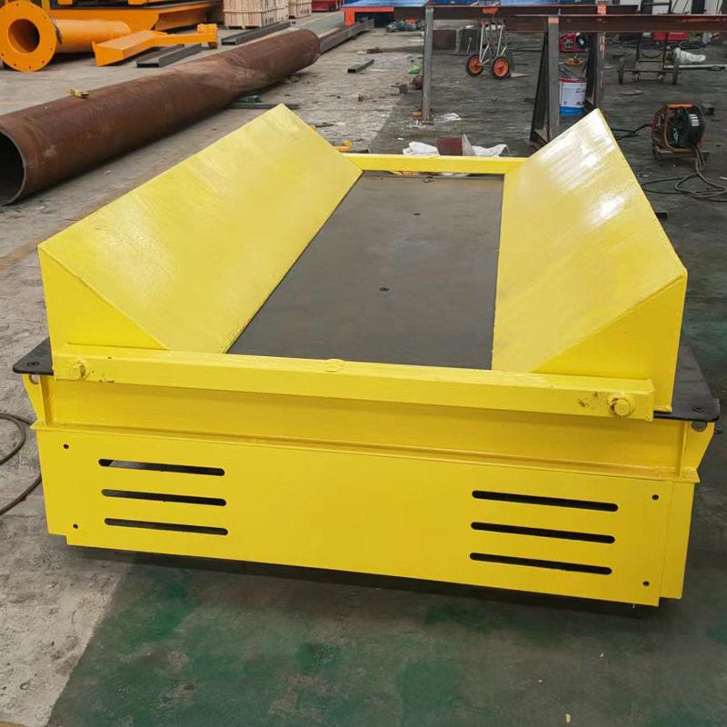 Zhuida Machinery supplies V-groove electric flatbed trucks, curved tabletop track trucks, low-voltage power supply flatbed trucks.