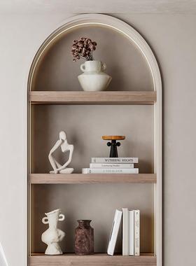 高级感侘寂风做旧陶瓷民宿样板间软装摆件客厅插干花瓶复古装饰品