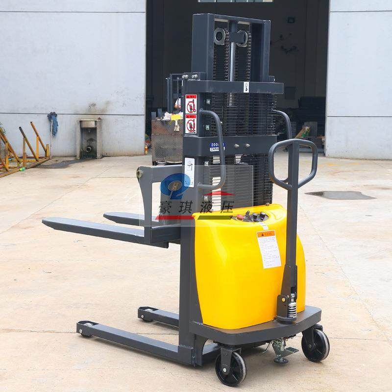 1吨1.5吨2吨半电动堆高车液压升高装卸叉车半自动堆高机搬运车,淘宝优惠券,粉丝福利购,淘宝优惠卷