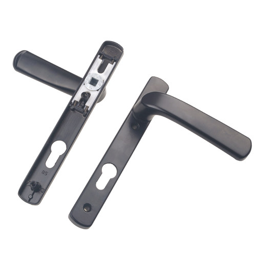 铝合金门锁把手8535门锁断桥铝门锁配件铝合金门锁体把手115孔具 - 图1