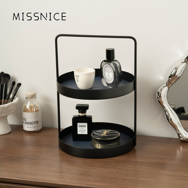 MISSNICE desktop dressing table double storage rack