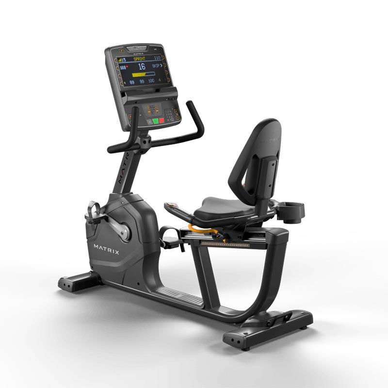 Exercise bike R-ES-TOUCH-02 luxury household horizontal spontaneous electromagnetic control fitness spinning bike