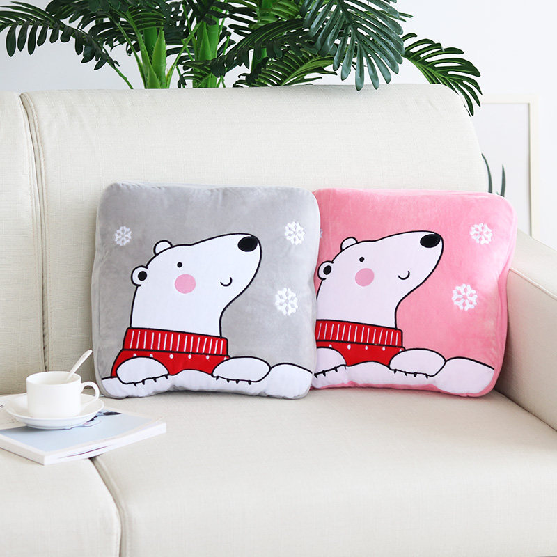 车载抱枕被子两用卡通靠垫办公室可折叠枕头被子汽车抱枕毯二合一,淘宝优惠券,粉丝福利购,淘宝优惠卷