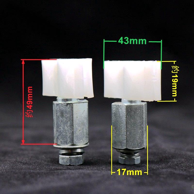 电梯门滑块巨人通力易升快速电梯门导靴厅门轿门门脚M8M6电梯配件 - 图1