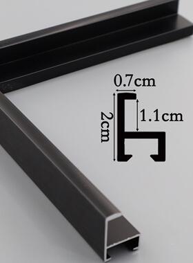 个性铝合金广告框相框画框型材金属薄边框条装裱装饰包边方形框架