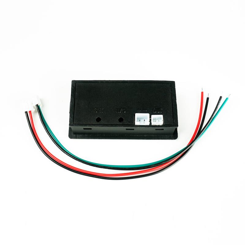 H52 直流电瓶电压电量显示器电量表 带上下限报警光耦隔离输出 - 图1