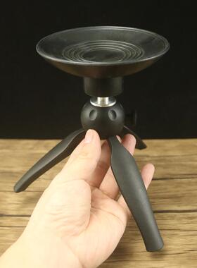 铜之心桌面激光红外线罗盘架吸盘专业风水支架三脚架三角架罗经杖