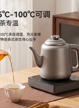 益武智能自动上水纯钛电茶壶