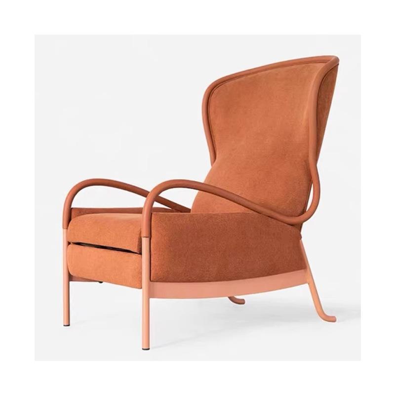 现代简约布艺客厅阳台卧室单人沙发椅多功能躺椅高品质懒人老虎椅 - 图3