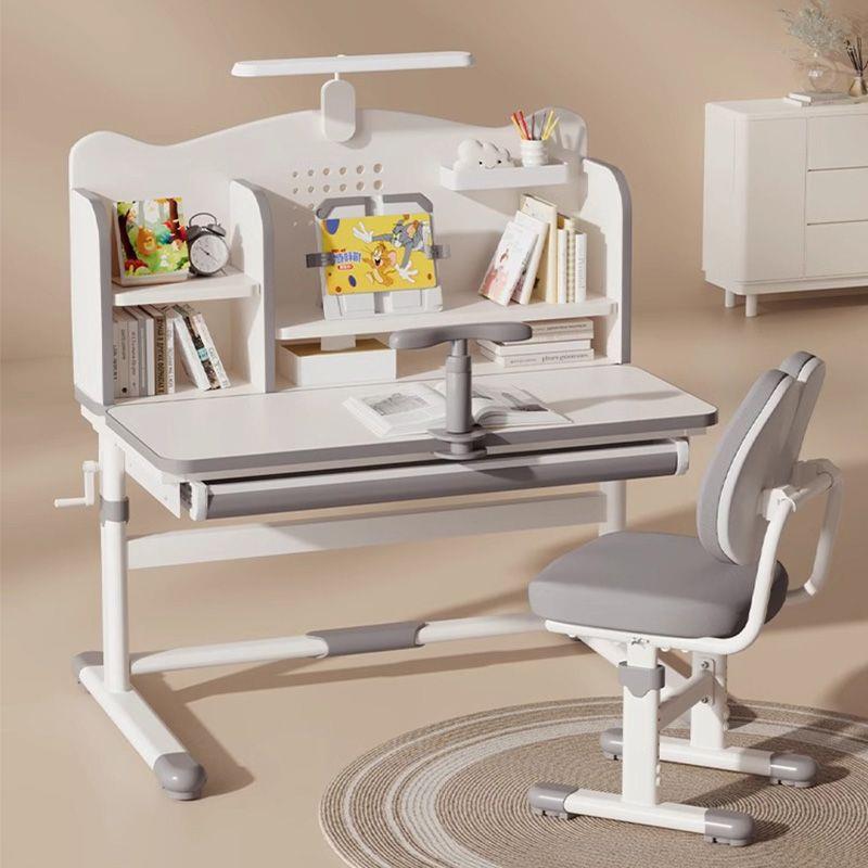 Children's study table, children's homework, primary and secondary school students' home writing desk, special table, liftable table and chair set