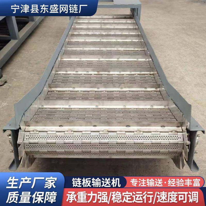 不锈钢链板输送机加厚板式工业重型输送设备食品清洗传送带输送机,淘宝优惠券,粉丝福利购,淘宝优惠卷