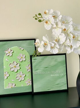 中古风入户玄关摆件高级感小众