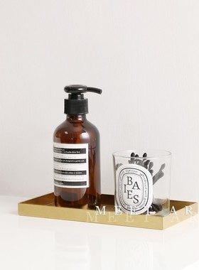 卫浴软装饰品 简约样板房家居摆件 卫生间展厅浴室柜托盘组合