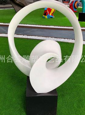 创意现代软装饰品酒店大堂样板房售楼处客厅玄关柜雕塑艺术品摆件