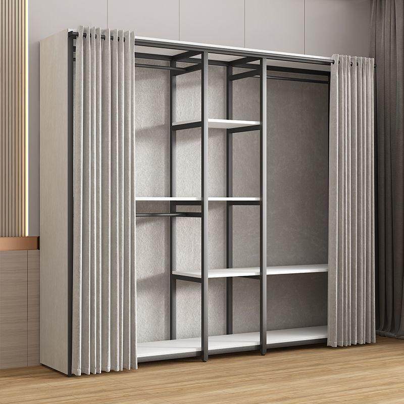 简约地衣柜家用卧室落35547简易布衣帽架出租结实耐架用钢收房纳,淘宝优惠券,粉丝福利购,淘宝优惠卷