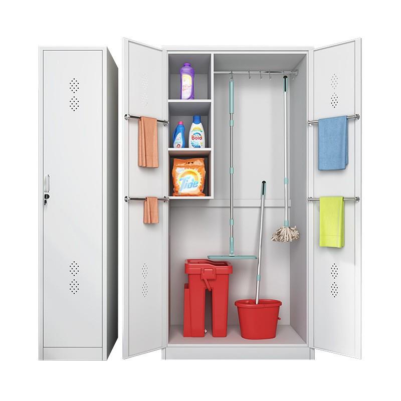 不钢清洁柜学室外工拖把扫锈帚收纳柜阳台保洁WML-QJG柜校家政具 - 图3