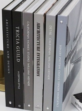 装饰真书黑白灰系列建筑设计书简约书样板M房会所别墅售楼处摆场