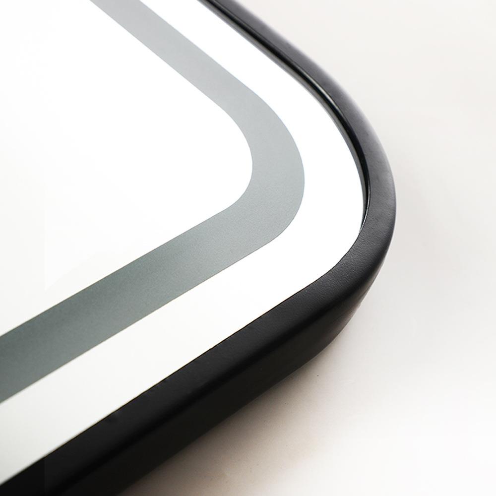 挂墙式智能镜led除雾发光洗漱化妆镜浴室镜触摸屏 酒店工程镜子 - 图2