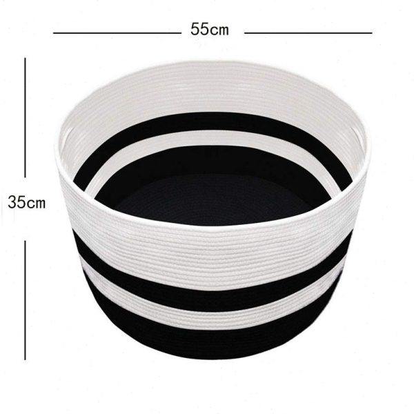 装饰编织棉绳篮洗衣篮婴儿和储物篮儿童洗衣篮毛巾篮超大收纳筐子,淘宝优惠券,粉丝福利购,淘宝优惠卷