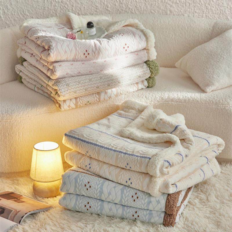 超幸运~立体雕花绒冰岛之韵午休毯盖毯秋冬羊羔绒毯子沙发休闲,淘宝优惠券,粉丝福利购,淘宝优惠卷