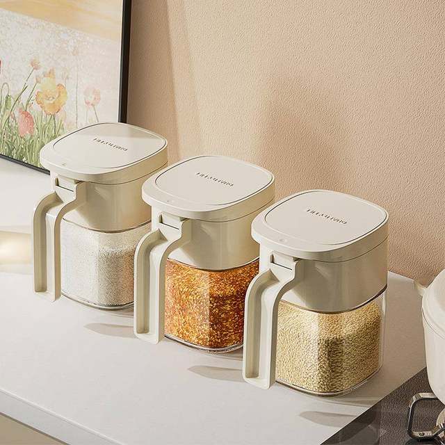 Wuming seasoning box set kitchen household seasoning jar MSG salt jar oil pot storage combination seasoning bottle