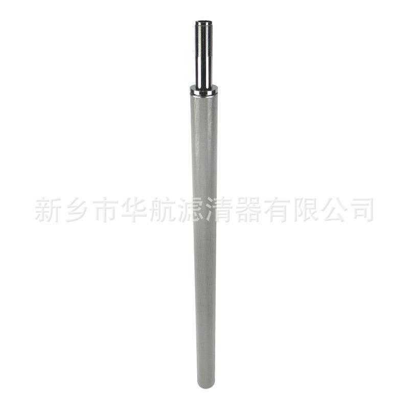 不锈钢烧结网滤芯60*1145螺纹口M6*2烧结网滤芯0um滤芯 - 图1