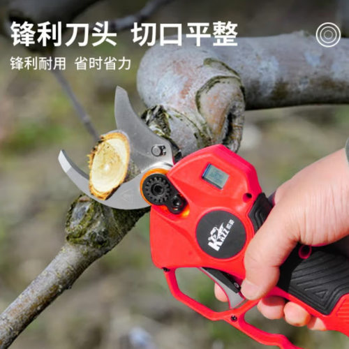 凯姿KZ840锂电粗枝剪 果树无线充电园林粗枝剪 4公分电动修枝剪 - 图2