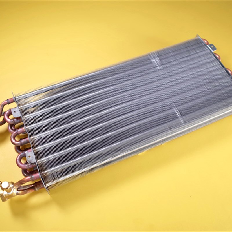 表冷器风机盘管铜管换热器中央空调散热器水空调铝箔翅片冷凝蒸发 - 图1