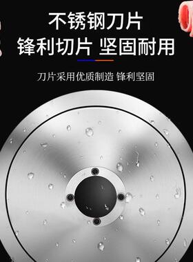 赣云全自动冻肉切片机多功能羊肉卷牛卷切片设备冻鸭胗刨片机器