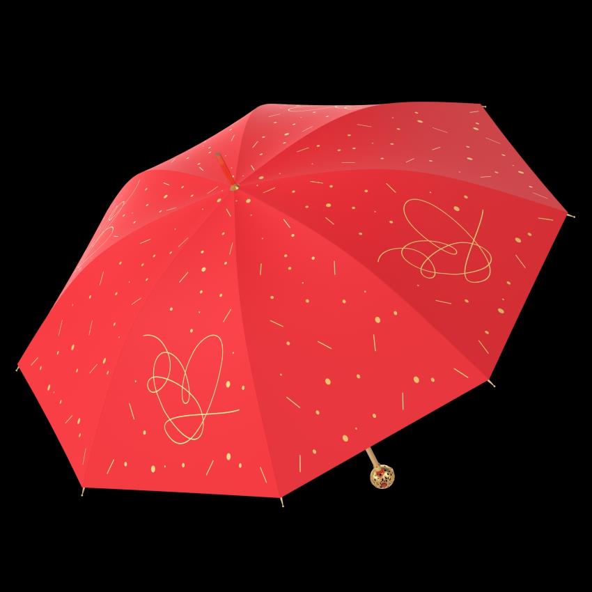 备婚好物红伞结婚新娘伞出嫁出门婚嫁婚礼结婚用的红色伞简约婚伞 - 图2