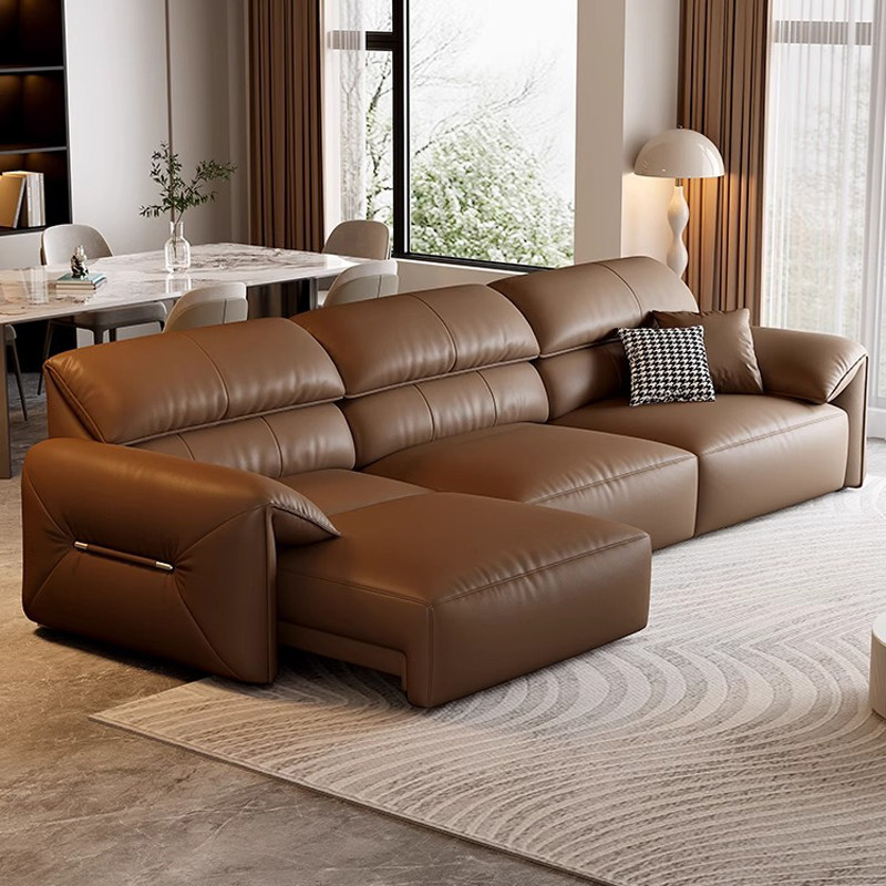 欧派大象耳朵零靠墙平推电动功能沙发现代简约客厅头层牛皮沙发,淘宝优惠券,粉丝福利购,淘宝优惠卷
