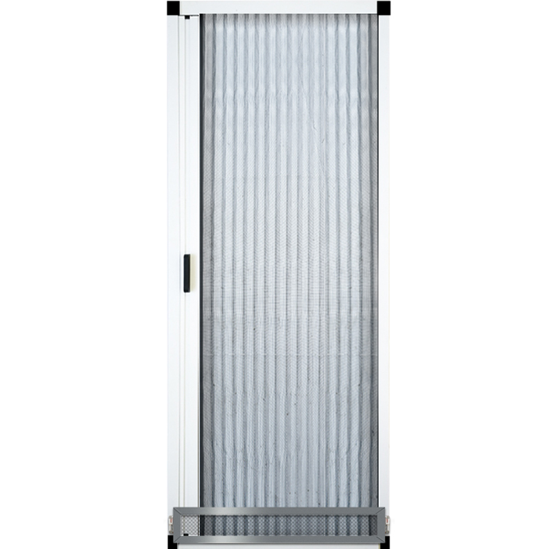 防猫门帘猫抓围栏封窗跳窗网折叠纱窗推拉式伸缩养猫拦猫纱门 - 图3