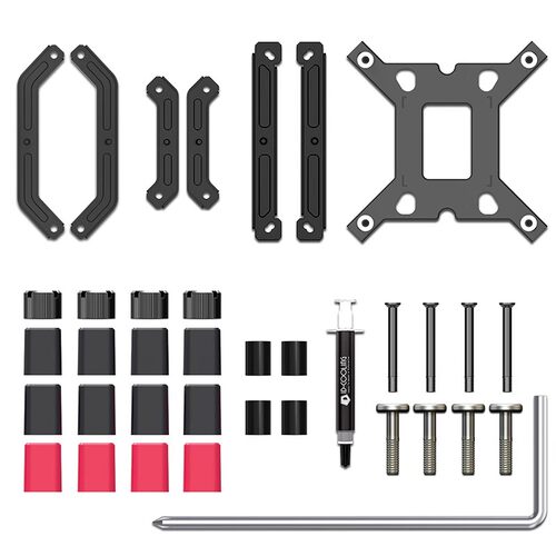 酷凛ID-COOLING IS-67-XT BLACK WHITE 67mm下压式电脑CPU散热器 - 图0