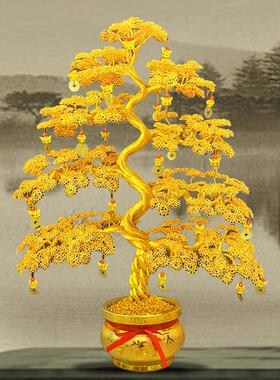 纯手工摇钱树，新中国风客厅，无障碍奢侈品，高端饰品，新家乔迁