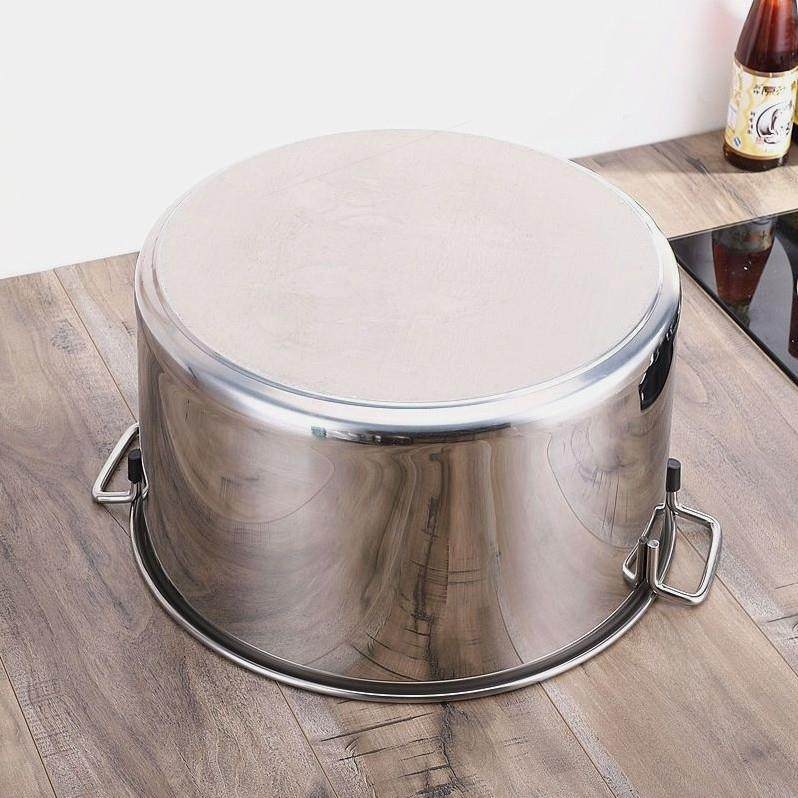 商用不锈钢桶带盖不锈钢汤桶加厚加深大汤锅不锈钢水桶锅摆摊米桶,淘宝优惠券,粉丝福利购,淘宝优惠卷