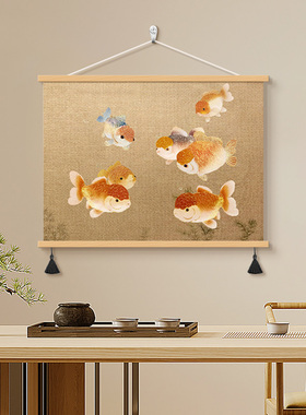 桂花新中式餐厅装饰画寓意好挂画