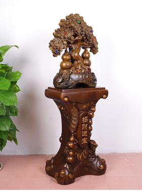 招财发财摇钱树工艺礼品摆饰大号落地摆件公司新店铺开 业开 店乔