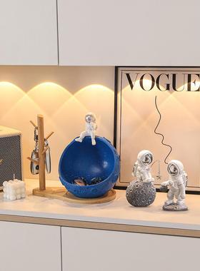 宇航员钥匙收纳玄关摆件入户进门鞋柜客厅家居装饰品乔迁新居礼物