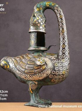 古代青铜灯具大全合集燕足灯燕鱼灯鼎形灯长信宫灯铜牛灯立鸟虎灯