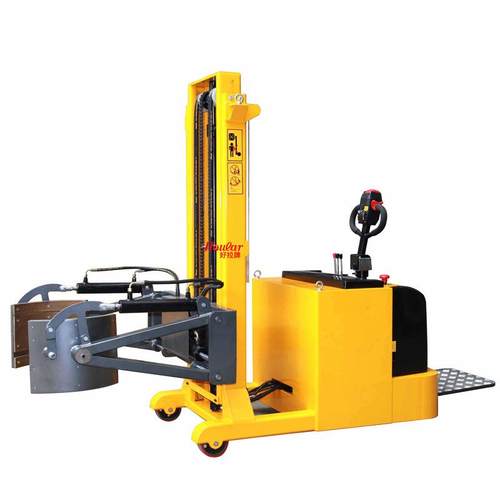 现货供应全电动油桶倒料车站驾式全电动倾倒翻转车YL420平衡重式 - 图3