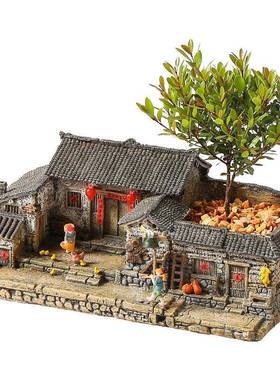 唯有家乡烟火家气，农能温暖我的世界！小院微景摆件灯t5752427观