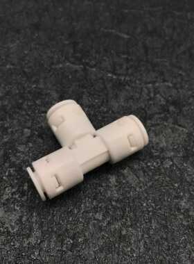 净水器纯水机CK2K分PE软管T型快接三通亿星快接头 水路一分为二