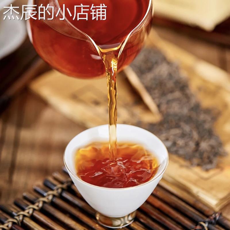 金花六堡茶广西梧州老茶五年陈干仓黑茶厂家散装茶叶 - 图2