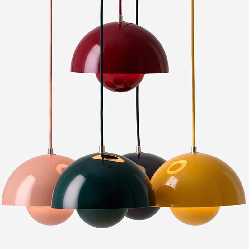 丹麦VP1花苞灯北欧简约餐厅岛台书房吧台厨房走廊过道VP7床头吊灯 - 图3